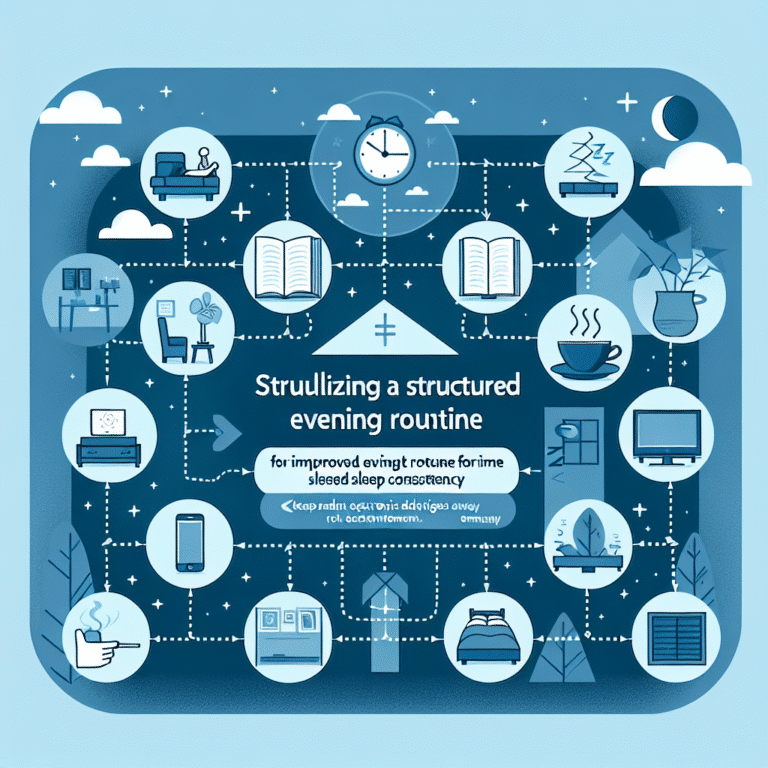 structuring your evening for improved sleep consistency