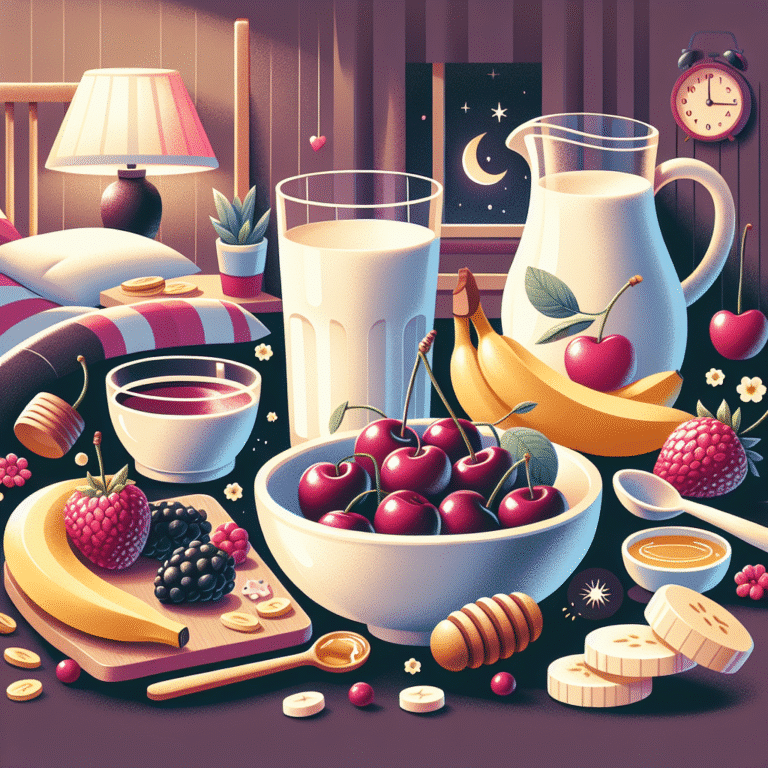Sleep-friendly snacks before bed