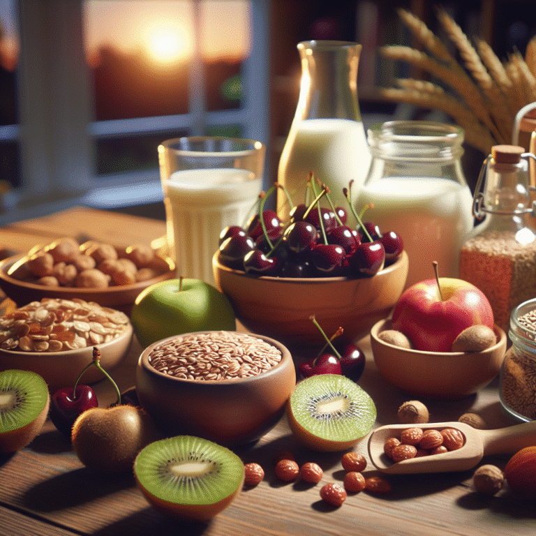 Foods that naturally improve sleep quality