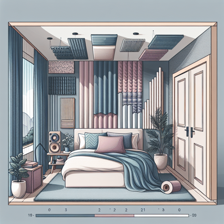 soundproofing tips for quiet bedroom
