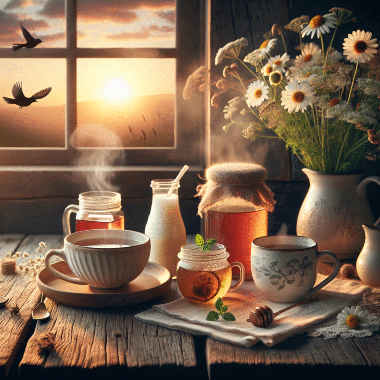 Calming beverages for evening relaxation