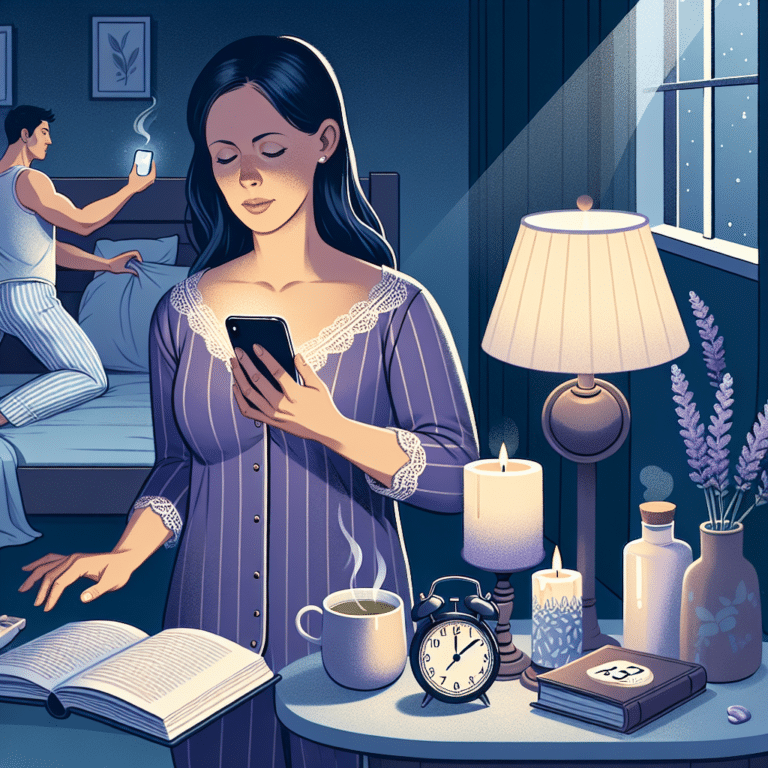 routines to prevent late-night awakenings